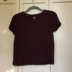 Plum aerie tee